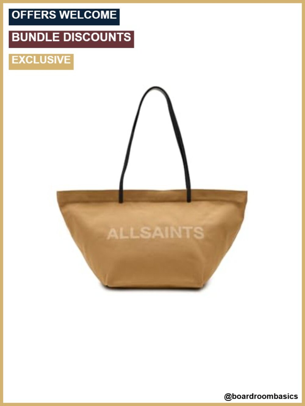 Canvas Tote Bag with Cotton Lining, Button Closure, Handbag